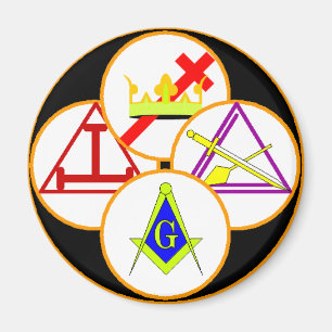 York Rite Mason Magnet
