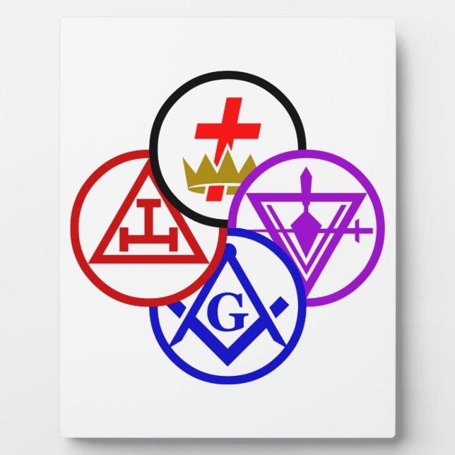 York Rite Pinwheel Plaque (Front)
