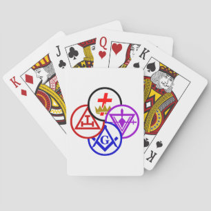 York Rite Pinwheel Playing Cards