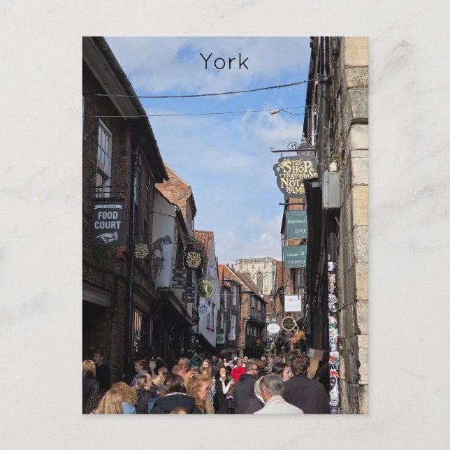York Shambles Postcard (Front)