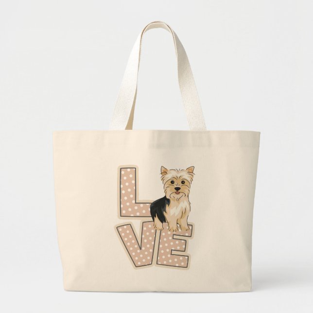 Yorkie bag, Yorkshire Terrier Lover, Dog Lover Bag (Front)