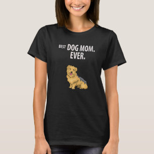 Yorkie BEST DOG MOM EVER Yorkshire Terrier Pup T-Shirt
