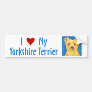 Yorkie Bumper Sticker - "Sammy"