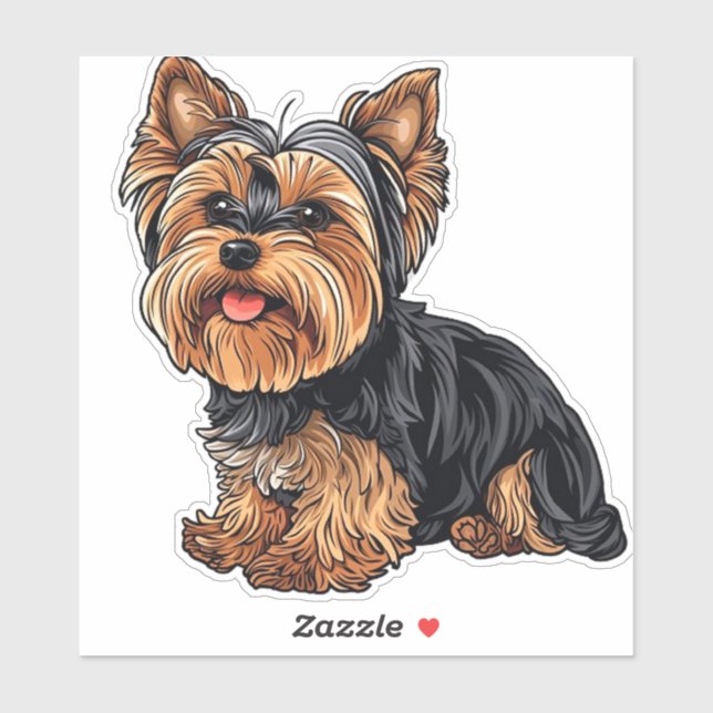 Yorkie Charm Yorkshire Terrier (Sheet)