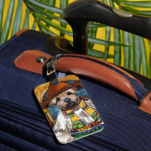 Yorkie Chef Luggage Tag