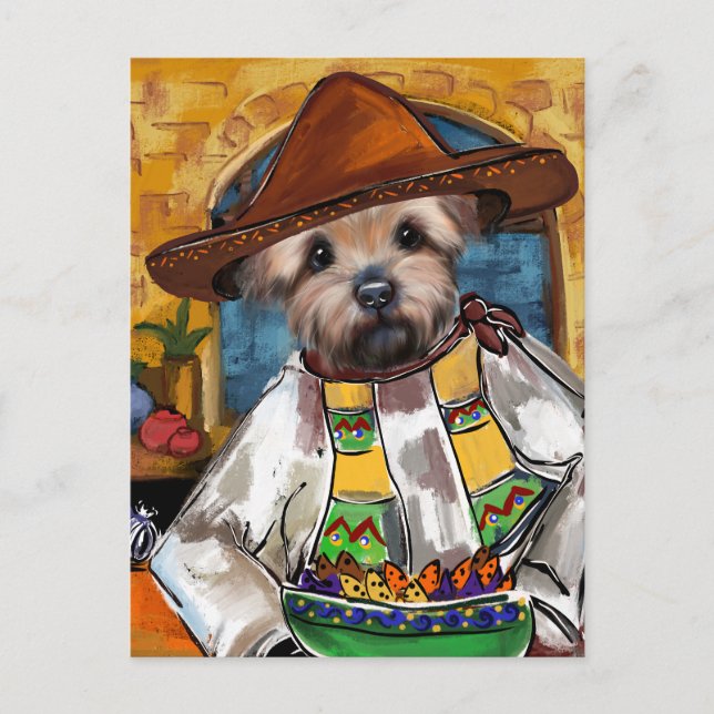Yorkie Chef Postcard (Front)
