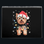 Yorkie Christmas Dog Long Xmas Gift Calendar<br><div class="desc">Yorkie Christmas Dog Long Xmas Gift</div>