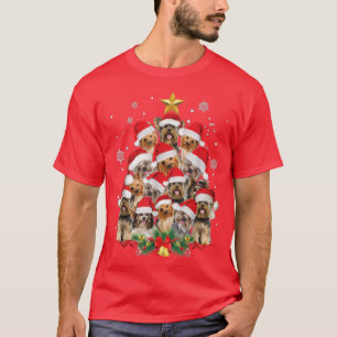 Yorkie Christmas Tree Funny Xmas Gifts For Yorkie T-Shirt