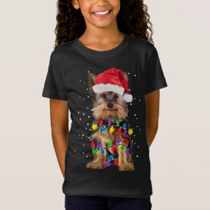 Yorkie Christmas Yorkie Dog Xmas Gift T-Shirt