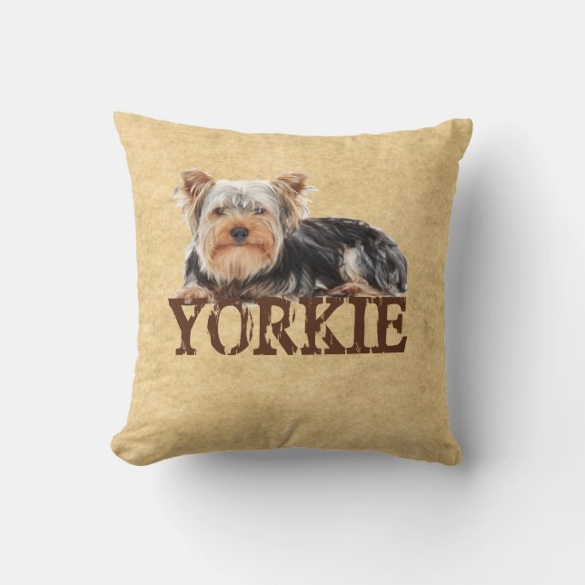 Yorkie Cushion (Front)