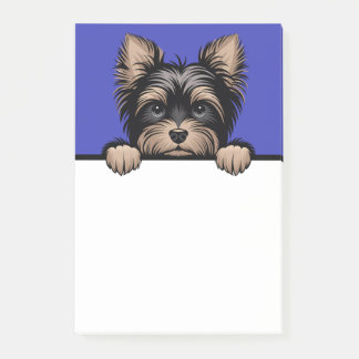 Yorkie Cute Peeking Yorkshire Terrier Dog Lover Post-it Notes