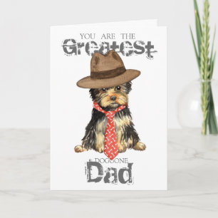 Yorkie Dad Card