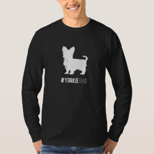 Yorkie Dad Mens Funny Yorkshire Terrier Dog Lover T-Shirt