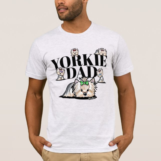 Yorkie Dad T-Shirt (Front)