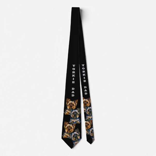 Yorkie Dad Tie (Front)
