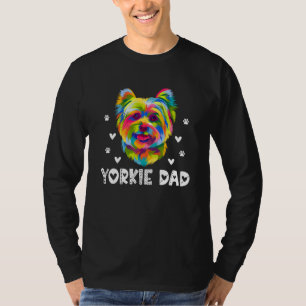 Yorkie Dad Yorkshire Terrier Humor Toy Size Dog T-Shirt