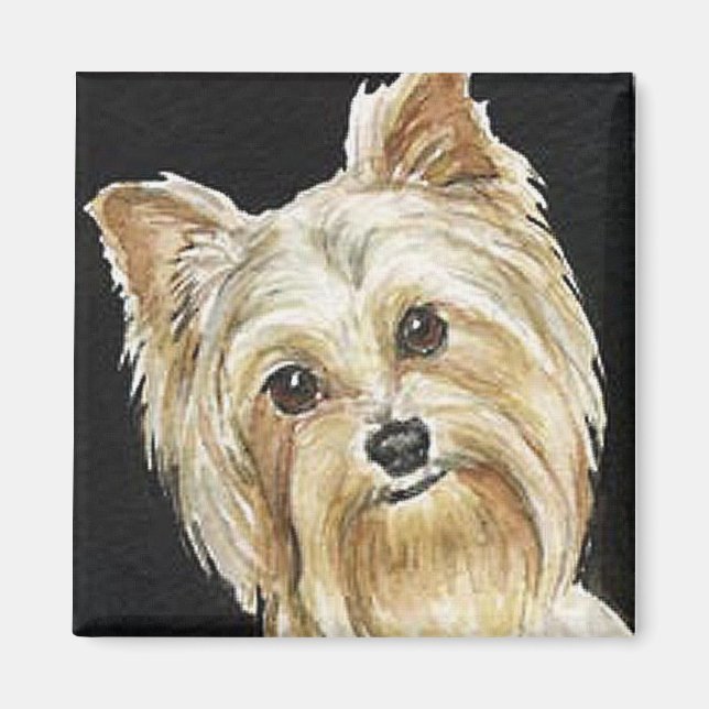 "Yorkie" Dog Art Magnet (Front)