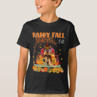 Yorkie Dog Autumn Fall Pumpkin Truck Mappe Thanksg