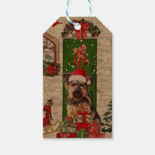 Yorkie Dog Christmas   Gift Tags