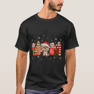 Yorkie Dog Christmas Pajamas Coffee Latte Mugs T-Shirt
