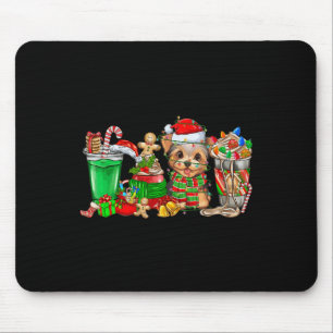 Yorkie Dog Christmas Pyjamas Coffee Latte Mugs Xma Mouse Mat