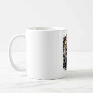 Yorkie Dog Halloween Square Coffee Mug