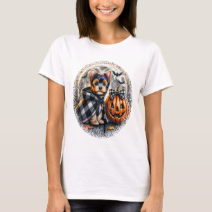 Yorkie Dog Halloween T-Shirt