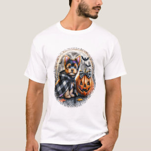 Yorkie Dog Halloween T-Shirt