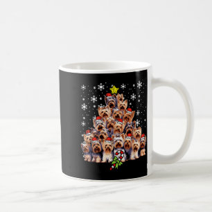 Yorkie Dogs Christmas Tree Xmas Holiday Pet Men Wo Coffee Mug