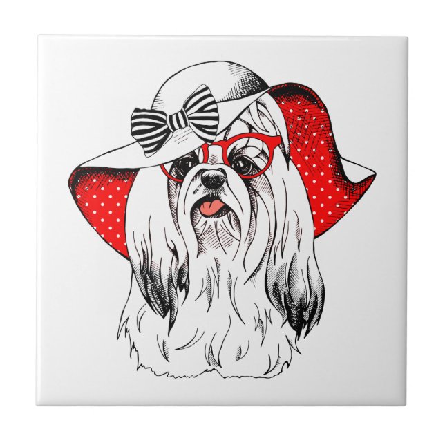 Yorkie Fashion Shoot Tile (Front)