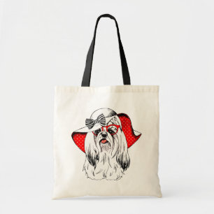 Yorkie Fashion Shoot Tote Bag