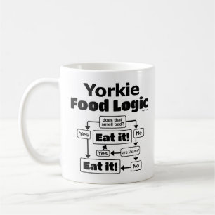 Yorkie Food Logic Coffee Mug