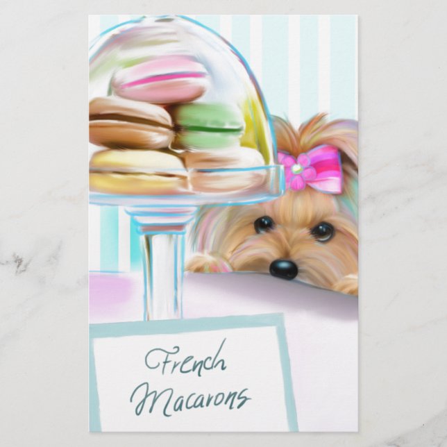 Yorkie French Macarons (Front)