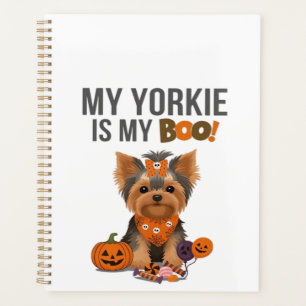 Yorkie Halloween Costume My Yorkie is My Boo Dog Planner