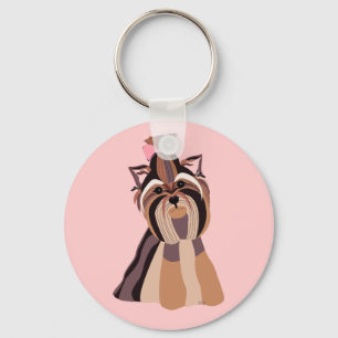 Yorkie Key Ring