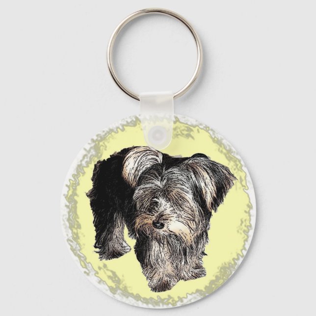 Yorkie Keychain (Front)