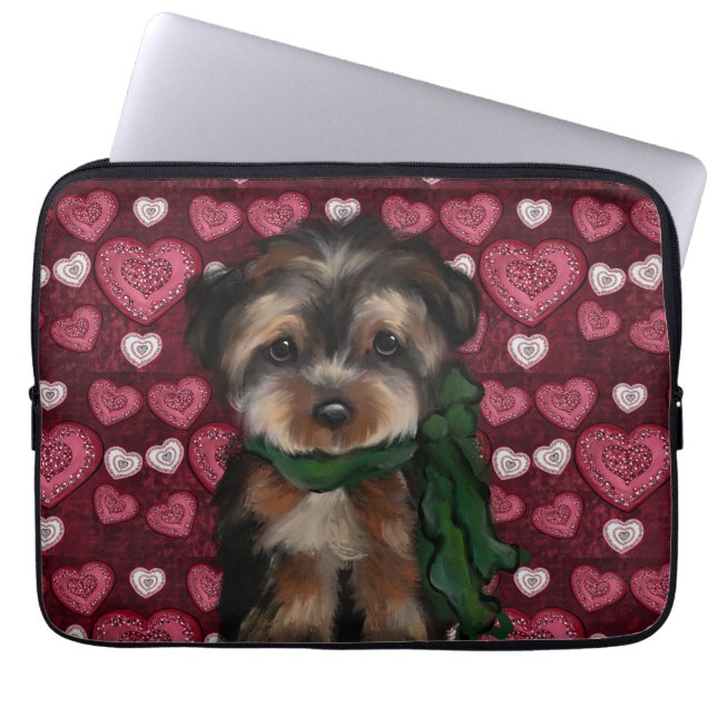 YORKIE            LAPTOP SLEEVE (Front)