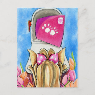 Yorkie Love Letter Postcard