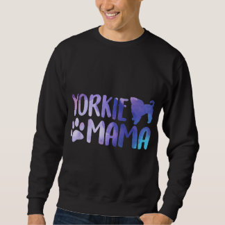 Yorkie mama | Yorkshire maltese terrier dog mom Sweatshirt