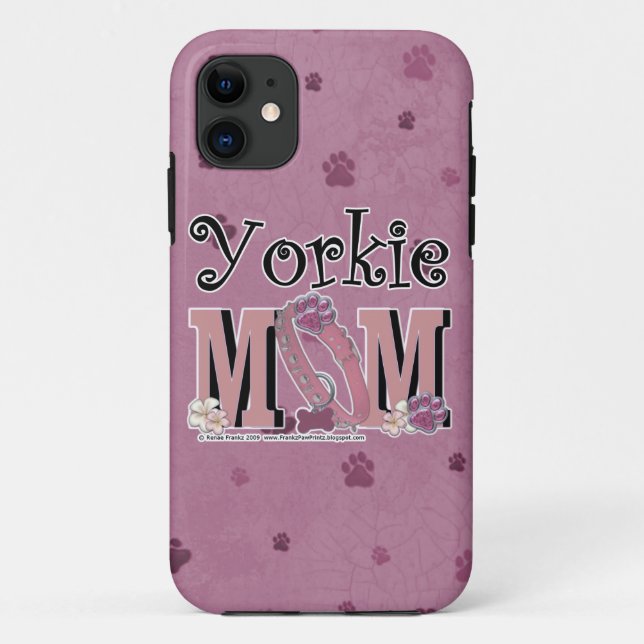 Yorkie MOM Case-Mate iPhone Case (Back)