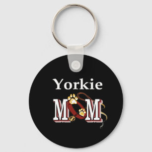 Yorkie Mom Gifts Key Ring
