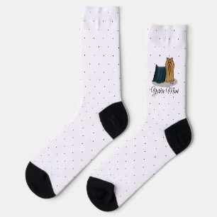 Yorkie Mom (Yorkshire Terrier Mom) Cute Dog Mom Socks