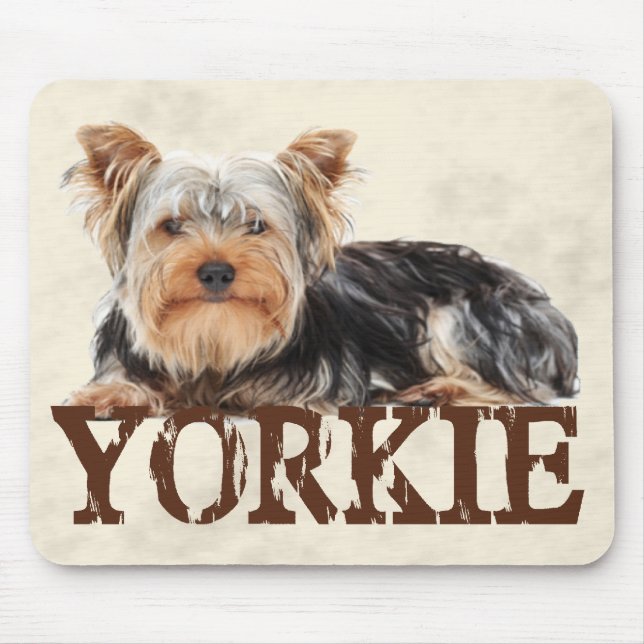 Yorkie Mouse Mat (Front)