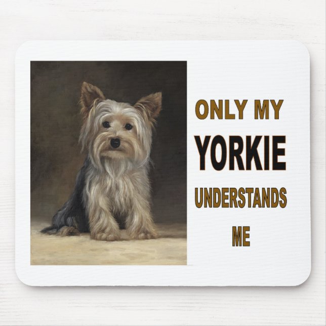 YORKIE MOUSE MAT (Front)