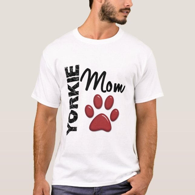 Yorkie Mum 2 T-Shirt (Front)