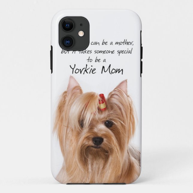 Yorkie Mum iPhone Case (Back)