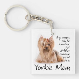 Yorkie Mum Keychain