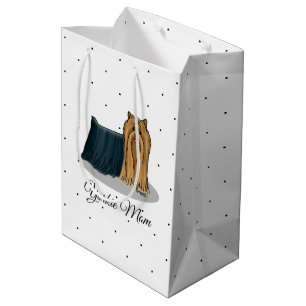 Yorkie Mum (Yorkshire Terrier Mum) Cute Dog Mum Medium Gift Bag