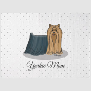 Yorkie Mum (Yorkshire Terrier Mum) Cute Tissue Paper