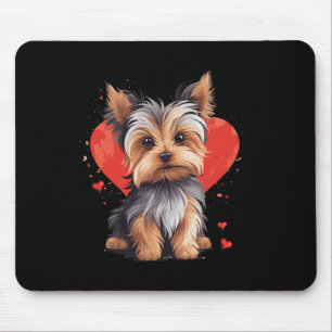Yorkie Owner Mom Dad Yorkshire Terrier Dog Lover V Mouse Mat